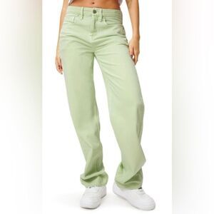 Good American Good '90s Loose Fit Jeans In lime GN999PT